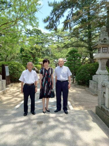 松陰神社正式参拝