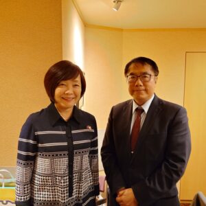 黄市長にご挨拶