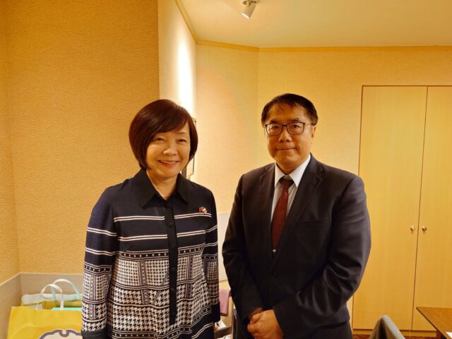 黄市長にご挨拶