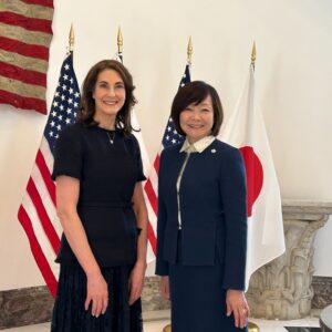 元駐日米国大使ハガティ夫人と