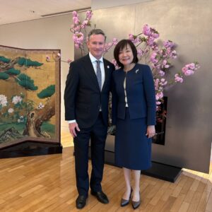 シアラー大使主催のレセプション