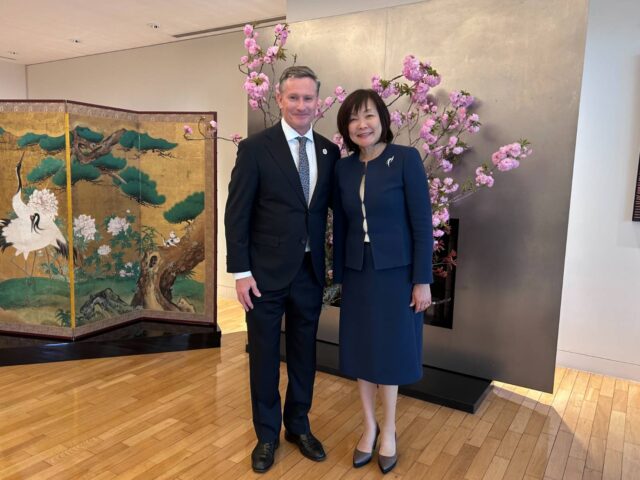 シアラー大使主催のレセプション