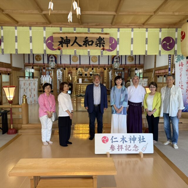 北海道仁木町仁木神社参拝